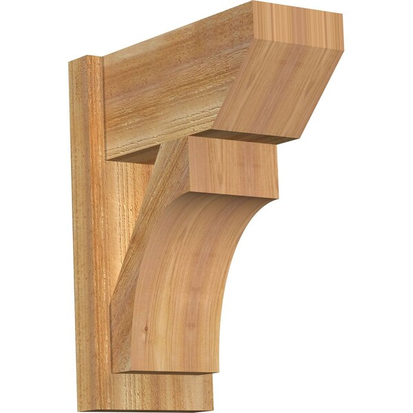 Ekena Millwork Westlake Slat Rough Sawn Outlooker, Western Red Cedar, 8"W x 16"D x 20"H OUT08X16X20WTL06RWR - main